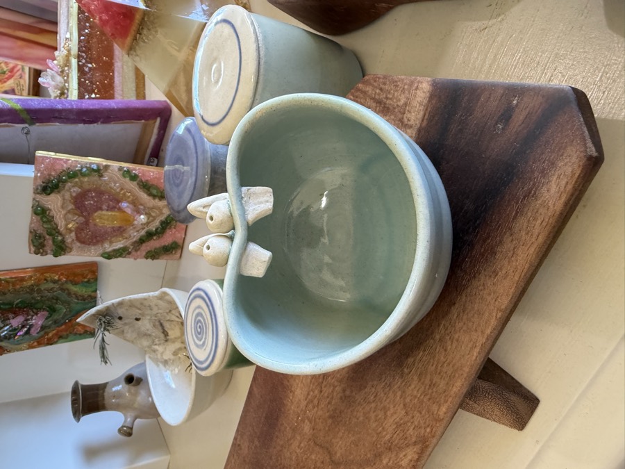 Blue bowl
