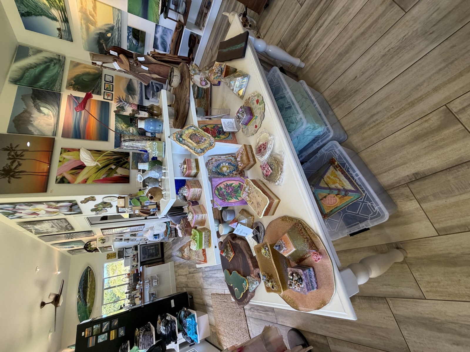Inside the shop